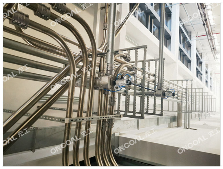 氣力輸送設備流程圖