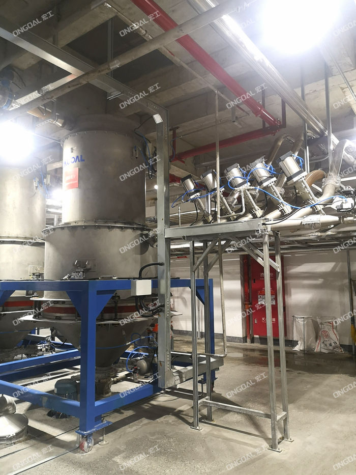 硫化物氣力輸送系統