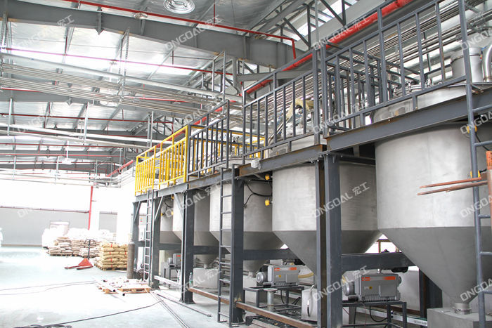 防焦劑氣力輸送系統