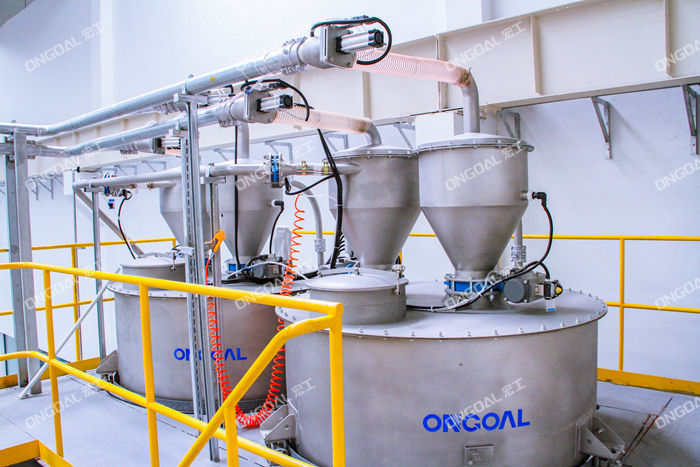 洗浴用品原料氣力輸送系統