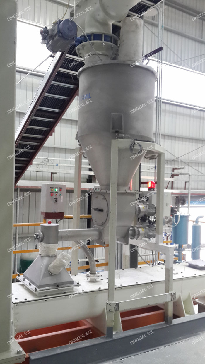 熱熔膠原料氣力輸送系統 熱熔膠原料氣力輸送系統