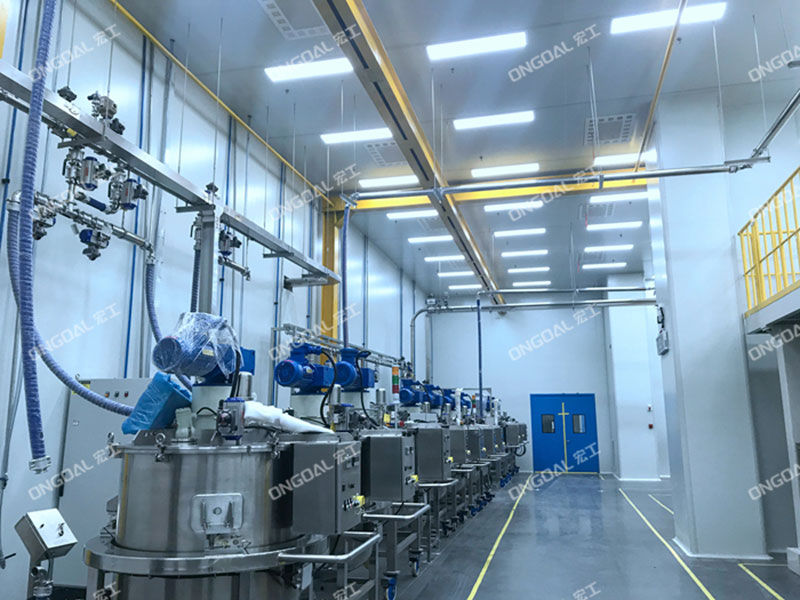 南京某知名鋰電企業勻漿項目案例